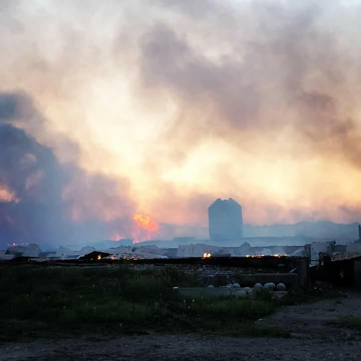 10 departments respond to farm fire in Nokomis