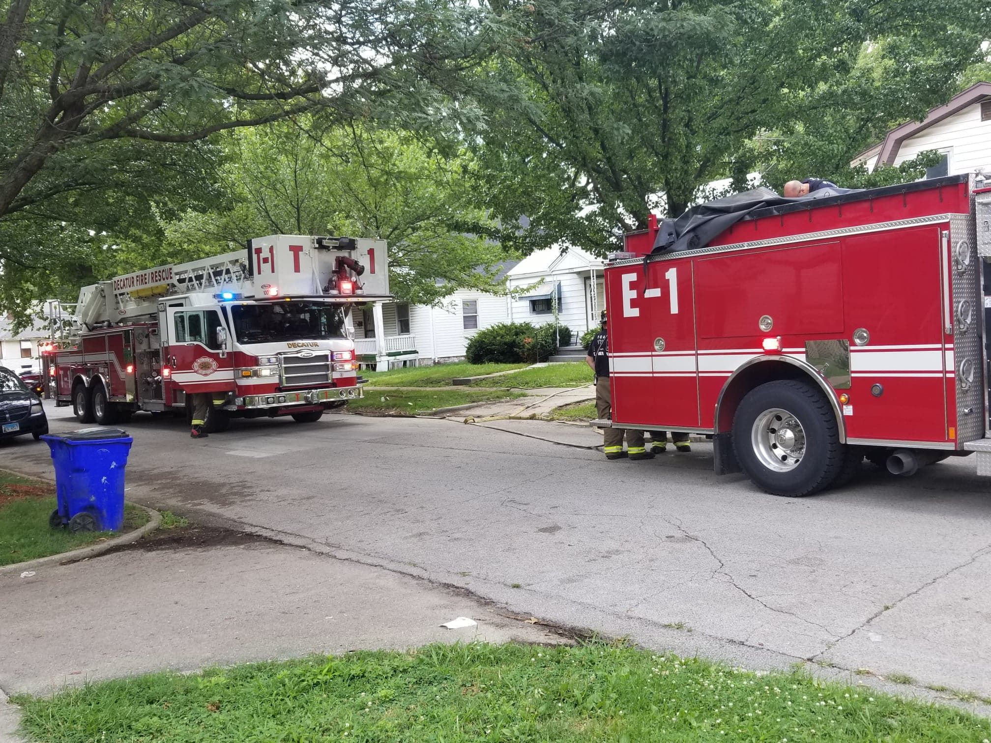Decatur Fire Department responds to home fire