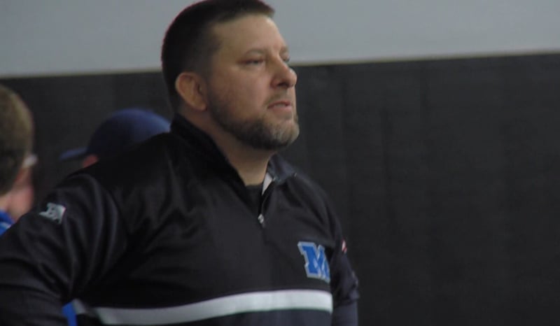 Millikin coach Ryan Birt watches on during the Big Blue's season-opening win over Hannibal-LaGrange on Thursday in Decatur. Millikin coach Ryan Birt watches on during the Big Blue's season-opening win over Hannibal-LaGrange on Thursday in Decatur.