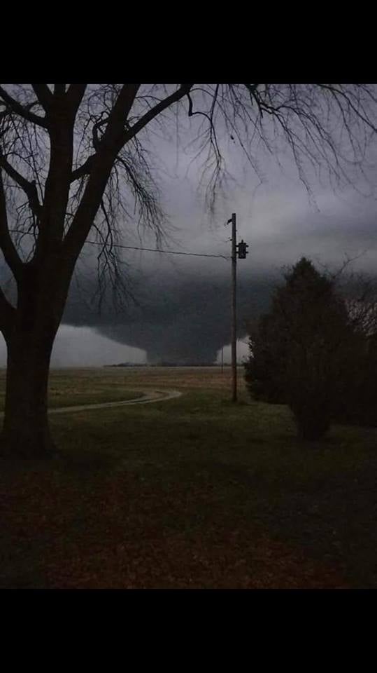 Pictured: Taylorville tornado on Dec. 1, 2018 Pictured: Taylorville tornado on Dec. 1, 2018